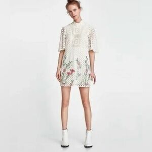 Zara Embroidered Dress